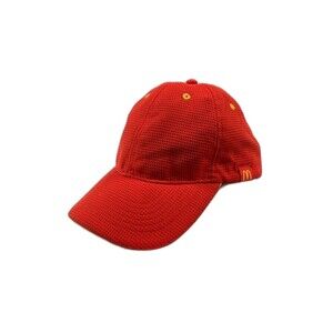 McDonald’s red worker employee baseball hat cap